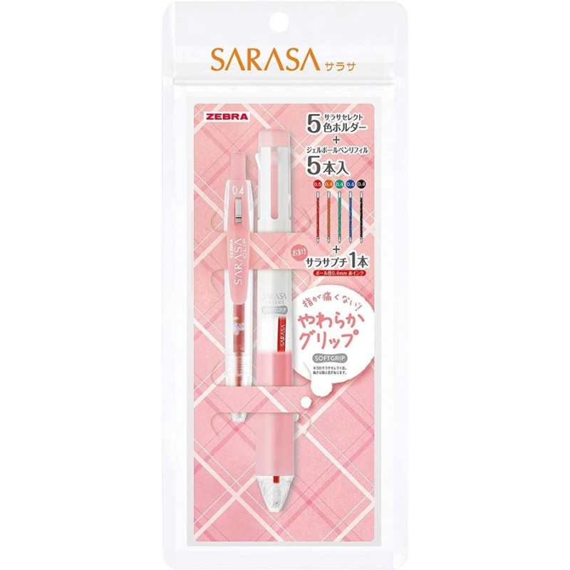 Zebra Sarasa Select, Sarasa Clip and Sarasa Refills Set LP